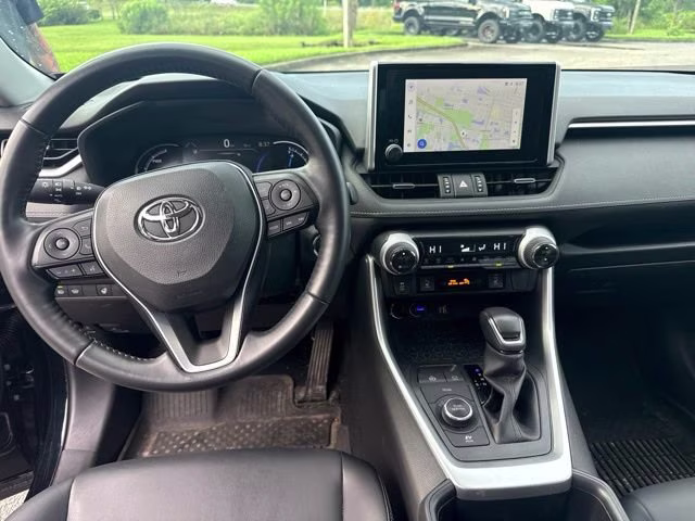 2023 Midnight Black Metallic Toyota RAV4 Hybrid XLE Premium AWD SUV