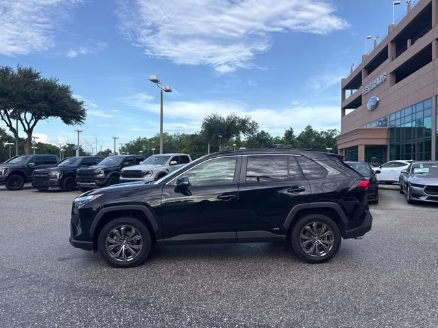 2023 Midnight Black Metallic Toyota RAV4 Hybrid XLE Premium AWD SUV