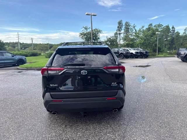 2023 Midnight Black Metallic Toyota RAV4 Hybrid XLE Premium AWD SUV