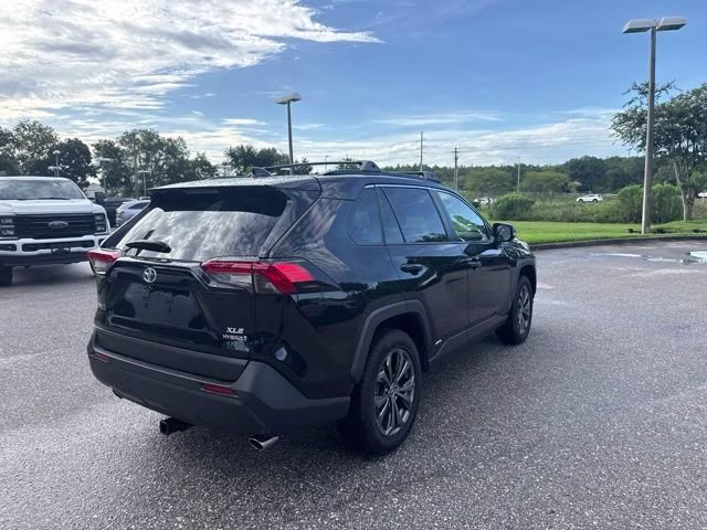 2023 Midnight Black Metallic Toyota RAV4 Hybrid XLE Premium AWD SUV