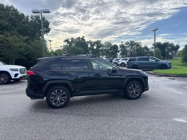 2023 Midnight Black Metallic Toyota RAV4 Hybrid XLE Premium AWD SUV