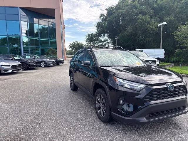 2023 Midnight Black Metallic Toyota RAV4 Hybrid XLE Premium AWD SUV