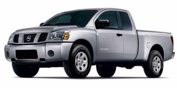 2005 Silver Lightning Clearcoat Metallic Nissan Titan RWD Truck