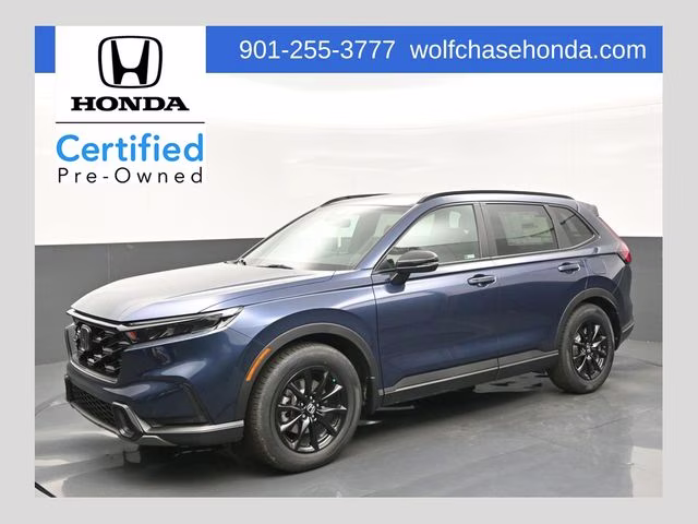 2026 Canyon River Blue Metallic Honda CR-V Hybrid Sport-L FWD SUV