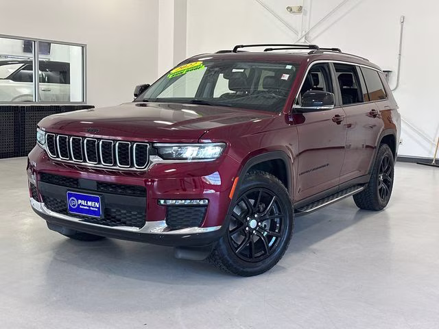2022 Velvet Red Pearlcoat Jeep Grand Cherokee L Limited 4X4 SUV