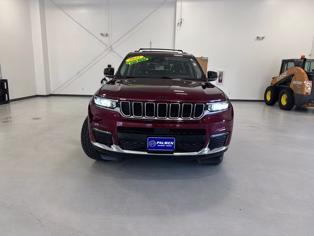 2022 Velvet Red Pearlcoat Jeep Grand Cherokee L Limited 4X4 SUV