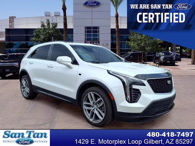 2022 Crystal White Tricoat Cadillac XT4 Sport FWD SUV