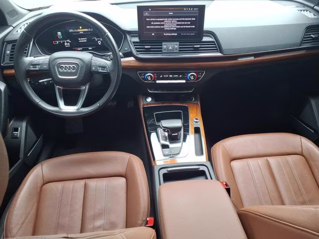 2022 Mythos Black Metallic Audi Q5 45 S line Premium AWD SUV