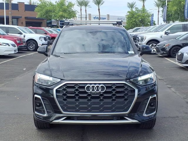2022 Mythos Black Metallic Audi Q5 45 S line Premium AWD SUV