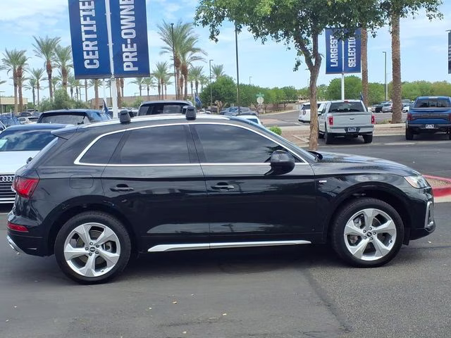 2022 Mythos Black Metallic Audi Q5 45 S line Premium AWD SUV