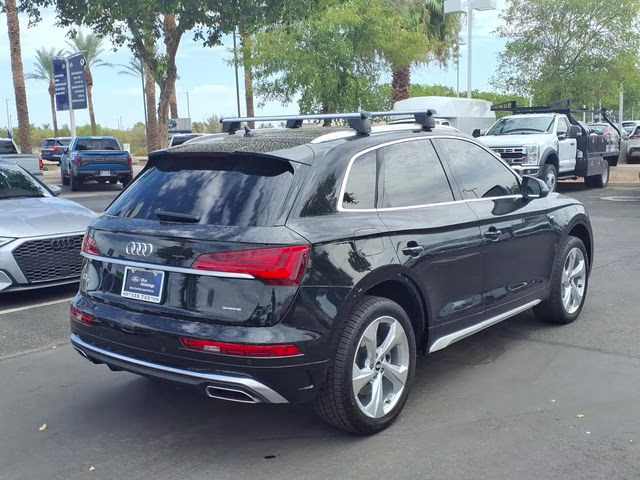 2022 Mythos Black Metallic Audi Q5 45 S line Premium AWD SUV