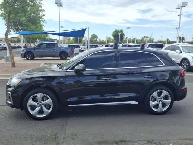 2022 Mythos Black Metallic Audi Q5 45 S line Premium AWD SUV