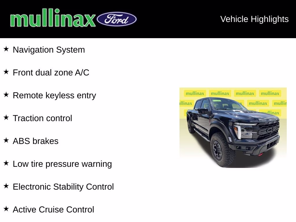 2026 Antimatter Blue Metallic Ford F-150 Raptor R 4X4 Truck