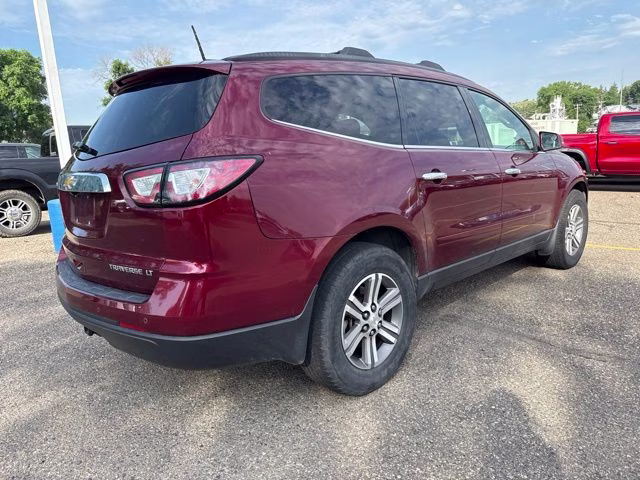 2016 Siren Red Tintcoat Chevrolet Traverse LT AWD SUV