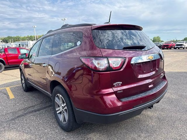 2016 Siren Red Tintcoat Chevrolet Traverse LT AWD SUV