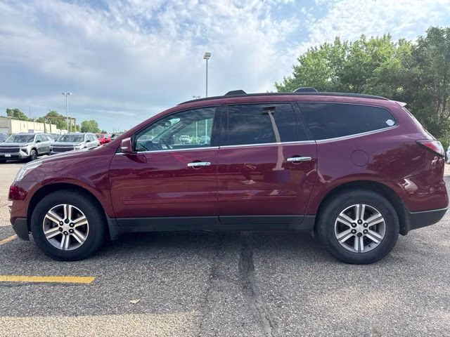 2016 Siren Red Tintcoat Chevrolet Traverse LT AWD SUV