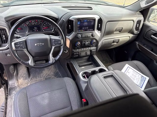 2019 Black Chevrolet Silverado 1500 LT Trail Boss 4X4 Truck
