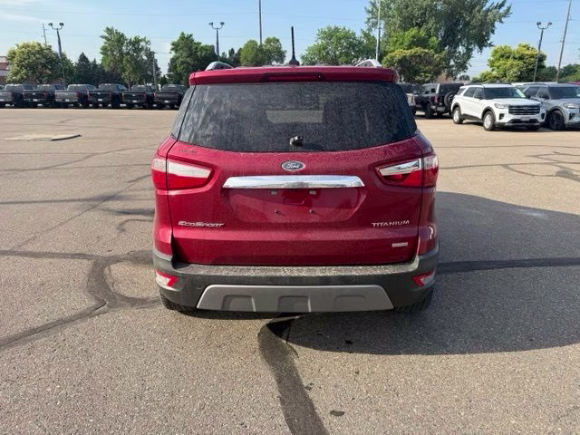 2018 Ruby Red Metallic Tinted Clearcoat Ford EcoSport Titanium FWD SUV