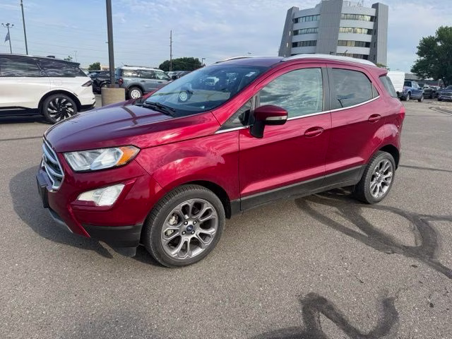 2018 Ruby Red Metallic Tinted Clearcoat Ford EcoSport Titanium FWD SUV