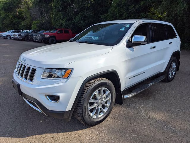 2015 Bright White Clearcoat Jeep Grand Cherokee Limited 4X4 SUV