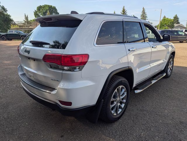 2015 Bright White Clearcoat Jeep Grand Cherokee Limited 4X4 SUV