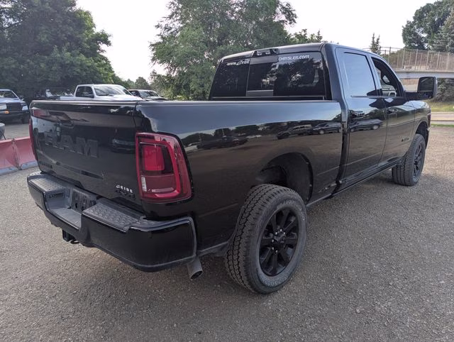 2025 Diamond Black Crystal Pearlcoat Ram 2500 Laramie 4X4 Truck