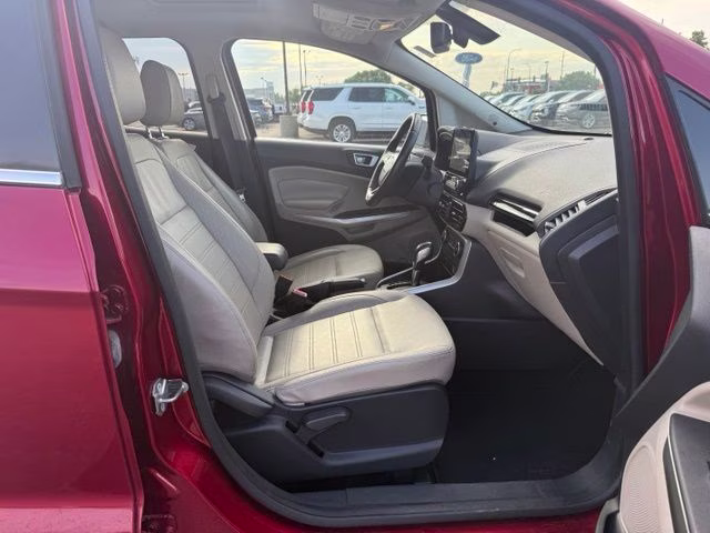 2018 Ruby Red Metallic Tinted Clearcoat Ford EcoSport Titanium FWD SUV