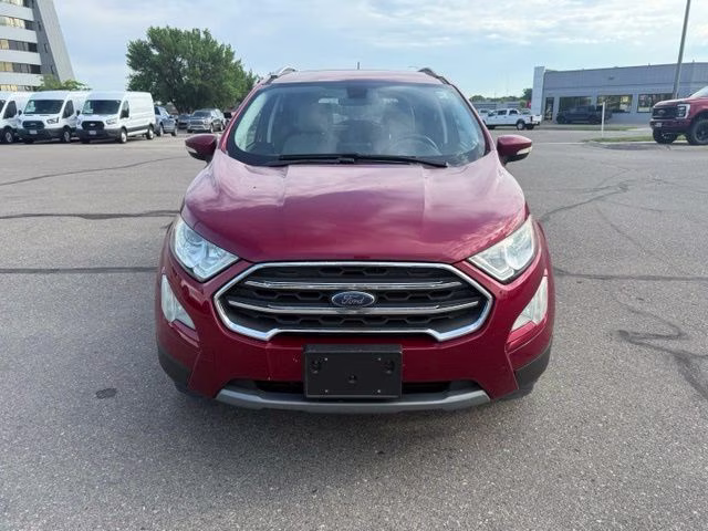 2018 Ruby Red Metallic Tinted Clearcoat Ford EcoSport Titanium FWD SUV