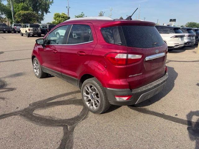 2018 Ruby Red Metallic Tinted Clearcoat Ford EcoSport Titanium FWD SUV