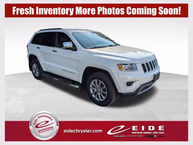 2015 Bright White Clearcoat Jeep Grand Cherokee Limited 4X4 SUV