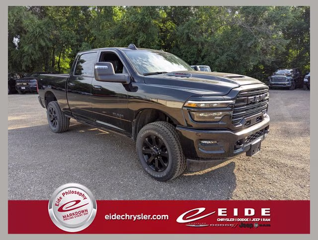 2025 Diamond Black Crystal Pearlcoat Ram 2500 Laramie 4X4 Truck