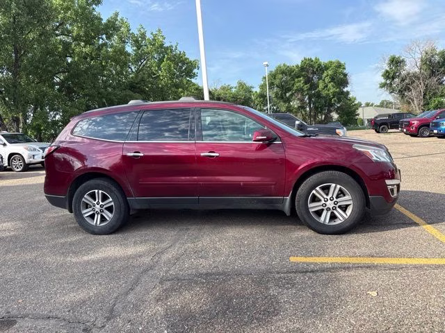 2016 Siren Red Tintcoat Chevrolet Traverse LT AWD SUV