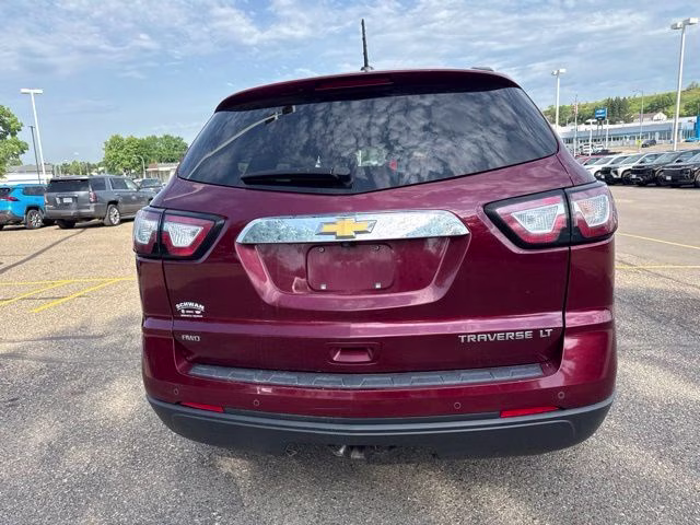 2016 Siren Red Tintcoat Chevrolet Traverse LT AWD SUV