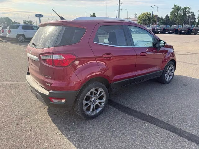 2018 Ruby Red Metallic Tinted Clearcoat Ford EcoSport Titanium FWD SUV