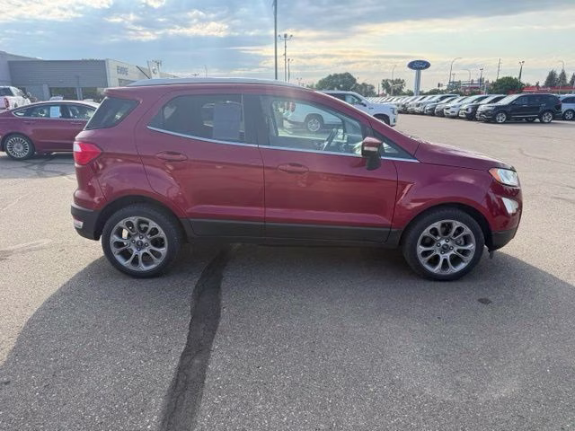 2018 Ruby Red Metallic Tinted Clearcoat Ford EcoSport Titanium FWD SUV
