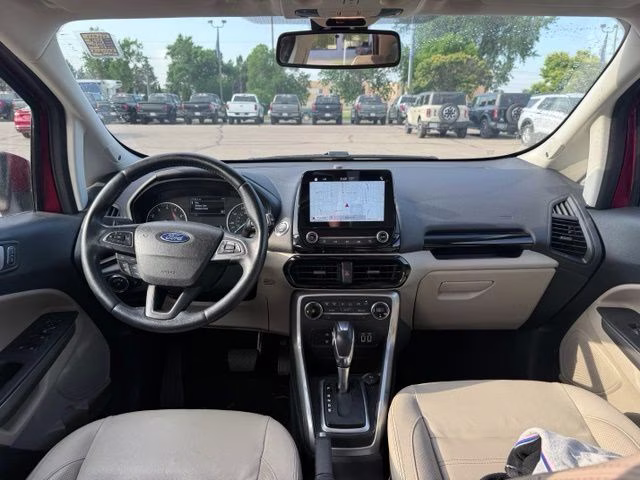 2018 Ruby Red Metallic Tinted Clearcoat Ford EcoSport Titanium FWD SUV