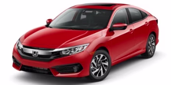 2018 Modern Steel Metallic Honda Civic EX FWD Sedan