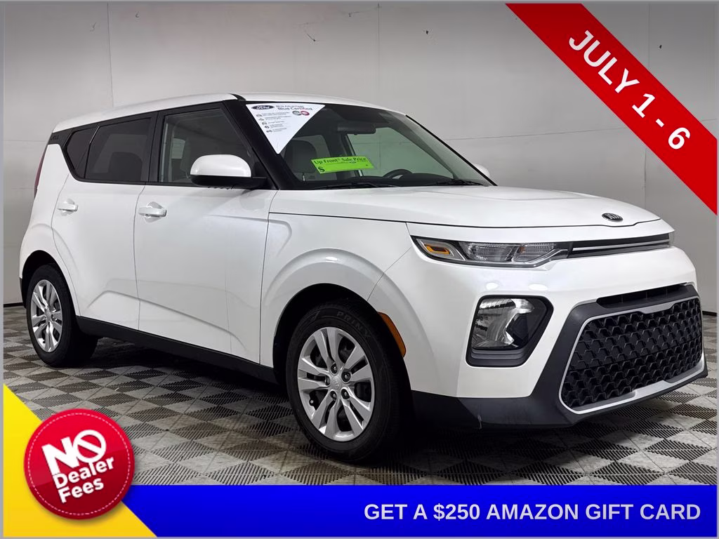 2020 Snow White Pearl Kia Soul LX FWD Hatchback