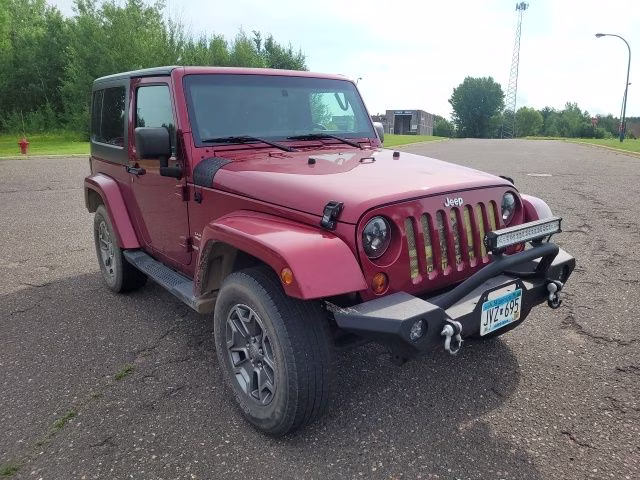 2012 Deep Cherry Red Crystal Pearlcoat Jeep Wrangler Sahara 4X4 SUV