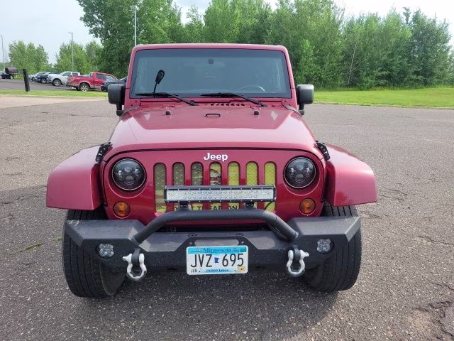 2012 Deep Cherry Red Crystal Pearlcoat Jeep Wrangler Sahara 4X4 SUV