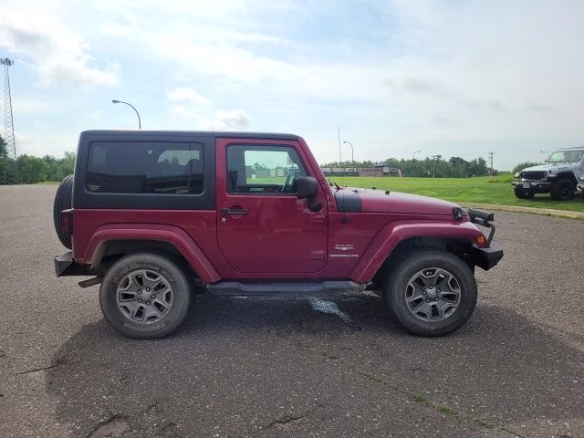 2012 Deep Cherry Red Crystal Pearlcoat Jeep Wrangler Sahara 4X4 SUV