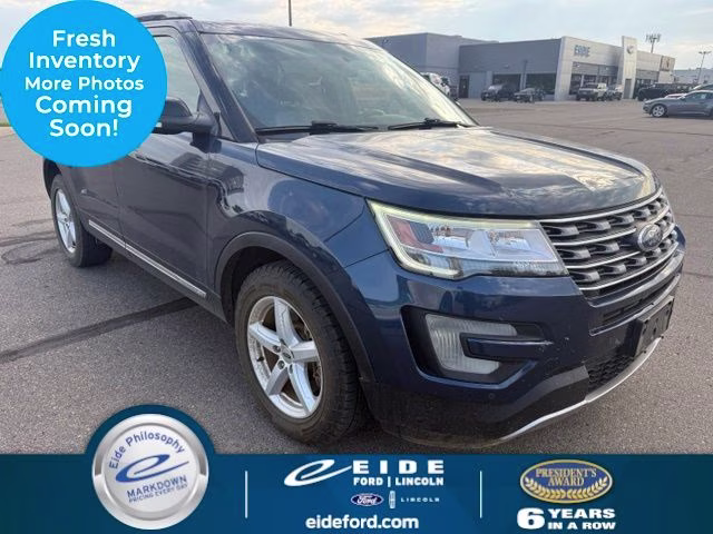 2017 Blue Jeans Metallic Ford Explorer XLT 4X4 SUV