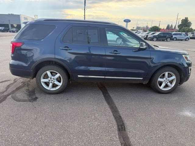 2017 Blue Jeans Metallic Ford Explorer XLT 4X4 SUV
