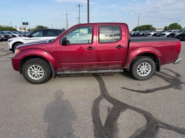 2014 Cayenne Red Pearl Nissan Frontier SV 4X4 Truck