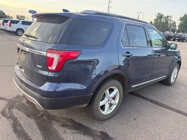 2017 Blue Jeans Metallic Ford Explorer XLT 4X4 SUV