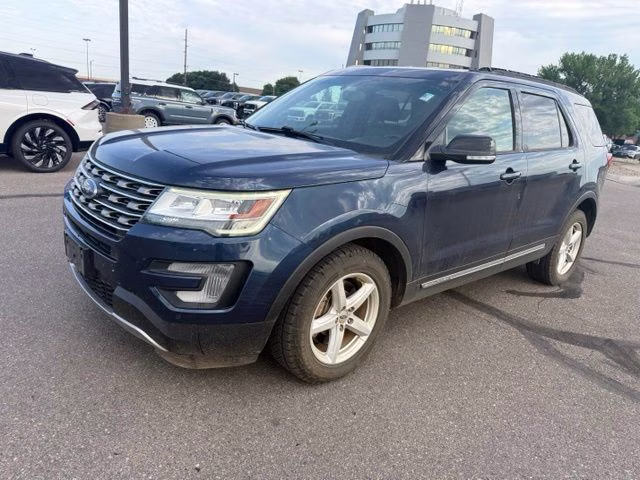 2017 Blue Jeans Metallic Ford Explorer XLT 4X4 SUV