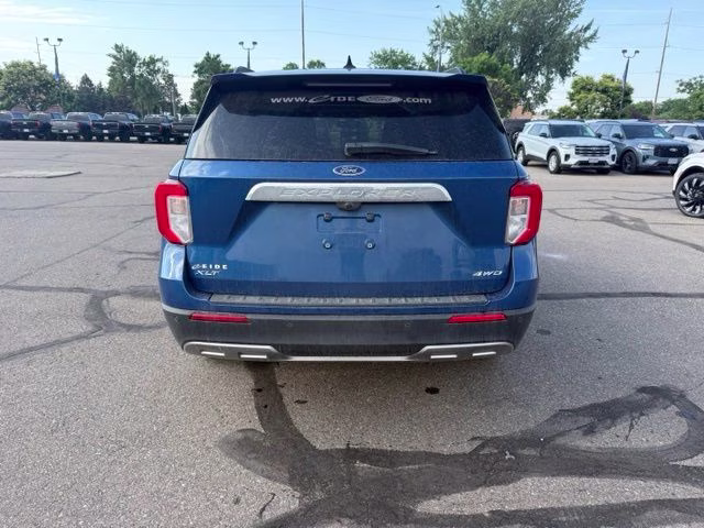 2022 Atlas Blue Metallic Ford Explorer XLT 4X4 SUV