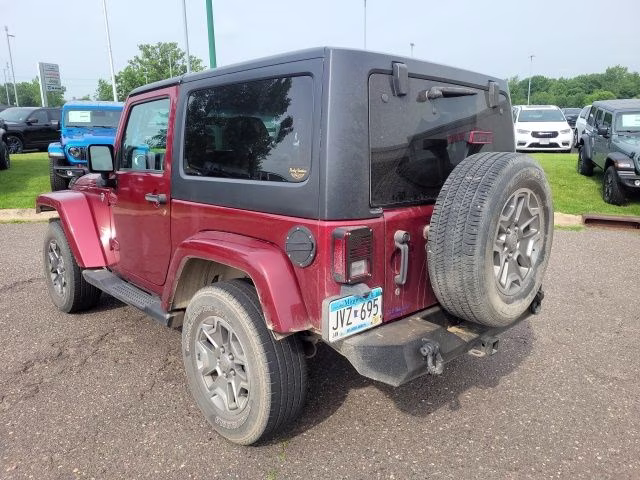 2012 Deep Cherry Red Crystal Pearlcoat Jeep Wrangler Sahara 4X4 SUV