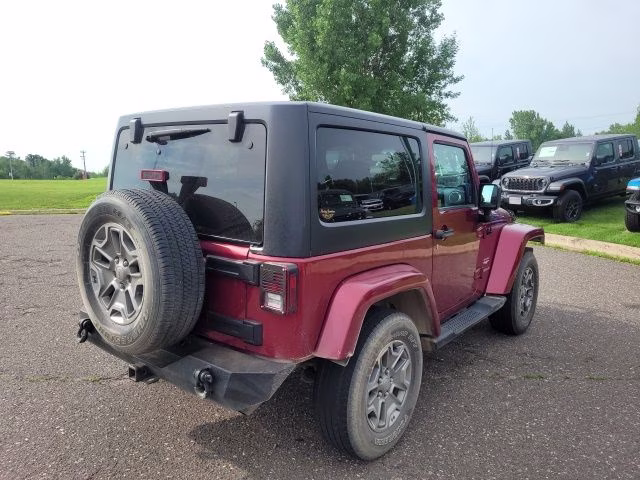 2012 Deep Cherry Red Crystal Pearlcoat Jeep Wrangler Sahara 4X4 SUV