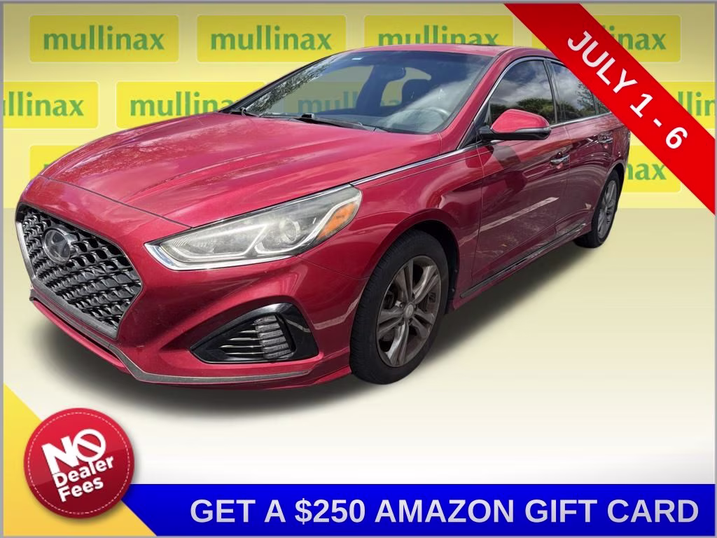 2018 Scarlet Red Hyundai Sonata Sport FWD Sedan